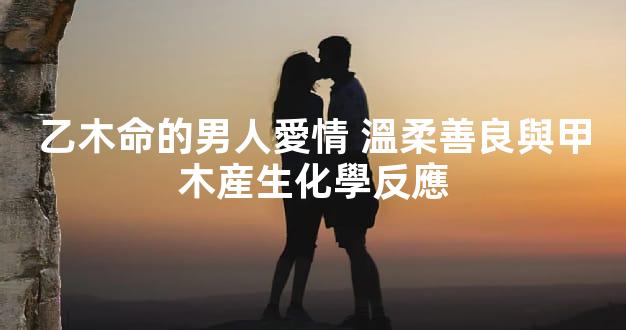 乙木命的男人愛情 溫柔善良與甲木産生化學反應